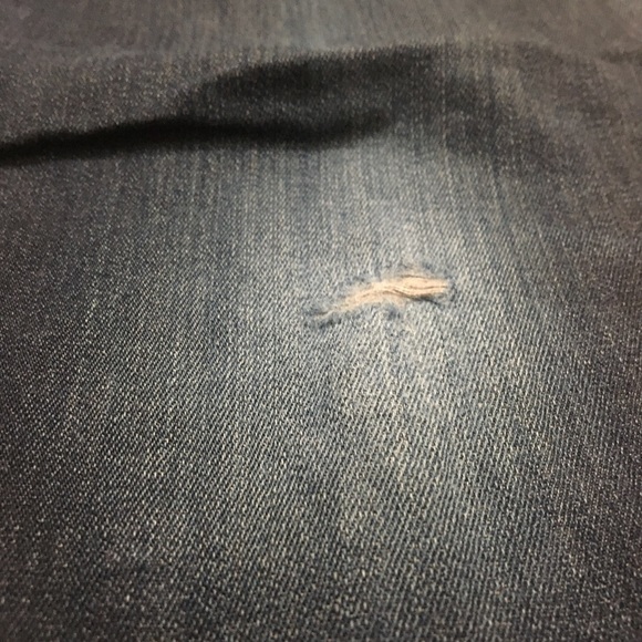 J. Crew Toothpick Distressed Jeans Skinny Ankle Dark Wash Stretch Slim Denim 25 - Picture 3 of 9